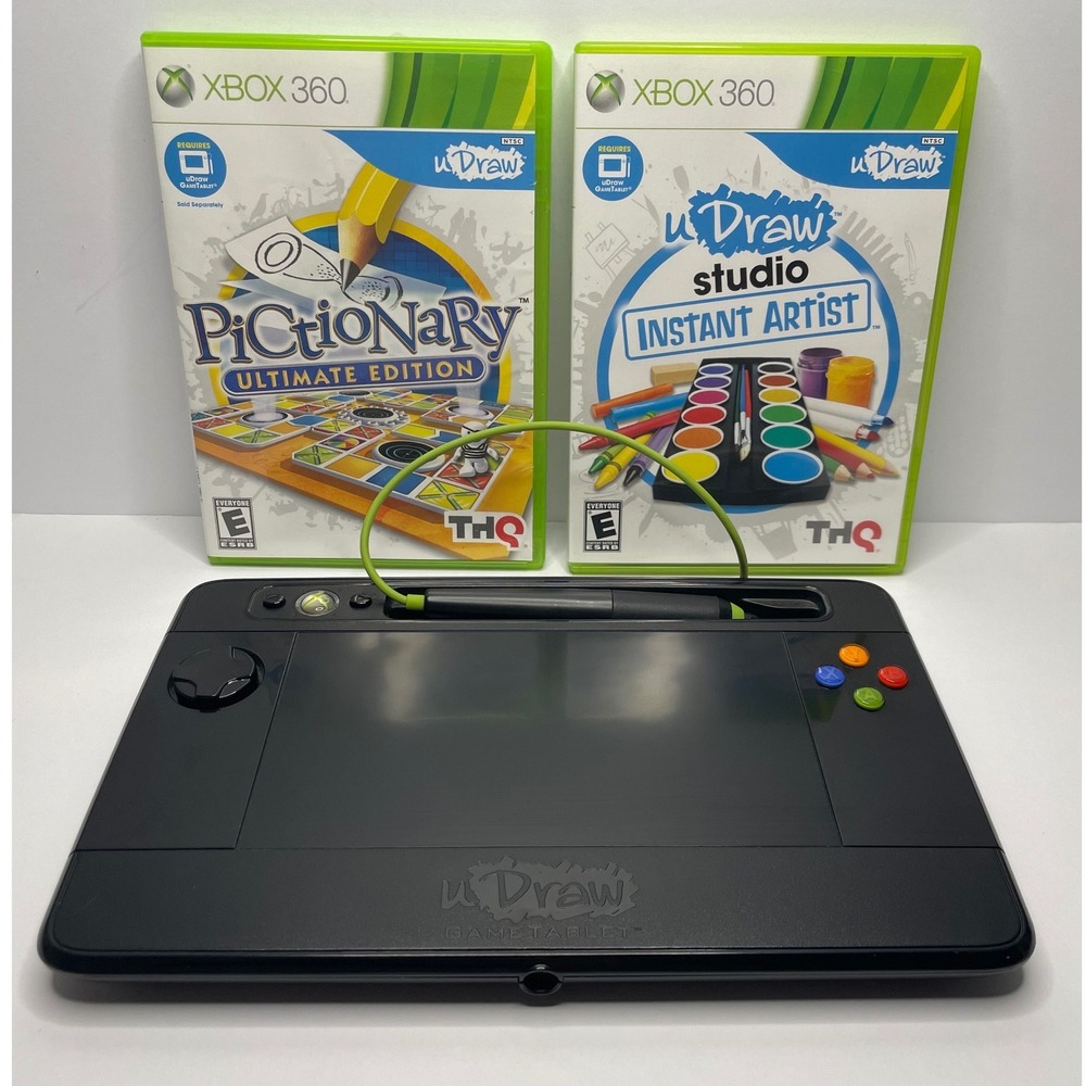 Xbox 360 uDraw GameTablet Bundle with Pictionary and uDraw Studio Instant Artist